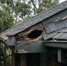 Before Roof Entry Point Sealing